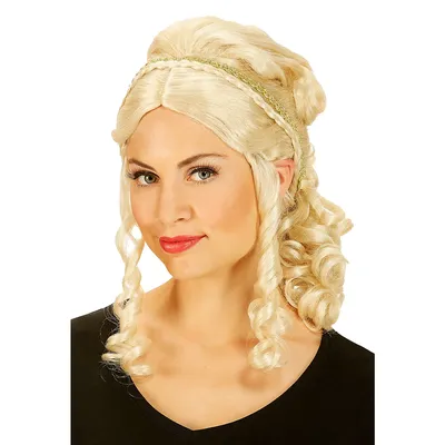 Lockenperücke Griechin, blond