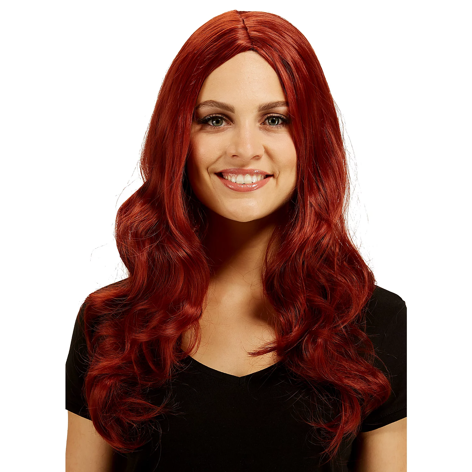 Langhaarperücke Roxy, dunkelrot Image