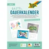 folia Bastel-Dauerkalender, weiß, 21 x 29,7 cm, 1 Stück