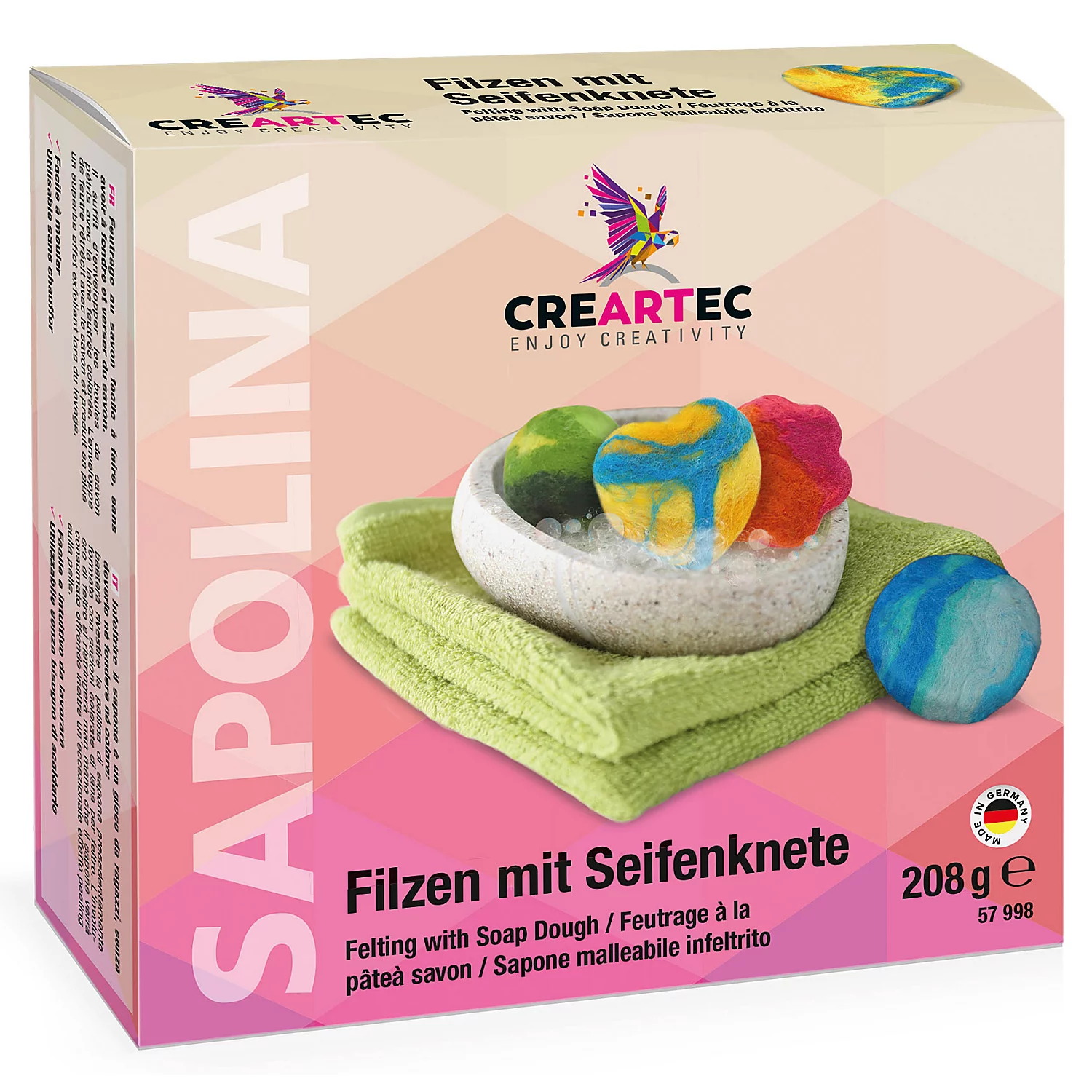 Bastelpackung Filzen mit Seifenknete Image