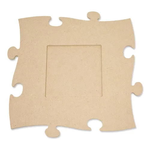 MDF-Puzzle-Bilderrahmen Quadrat, 24 x 24 cm
