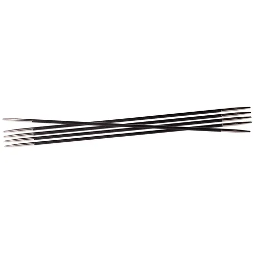 KnitPro Strumpfstricknadeln Karbonz, Karbonfasern, Länge: 15 cm