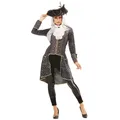 Piratin-Jacke Lady Grey für Damen