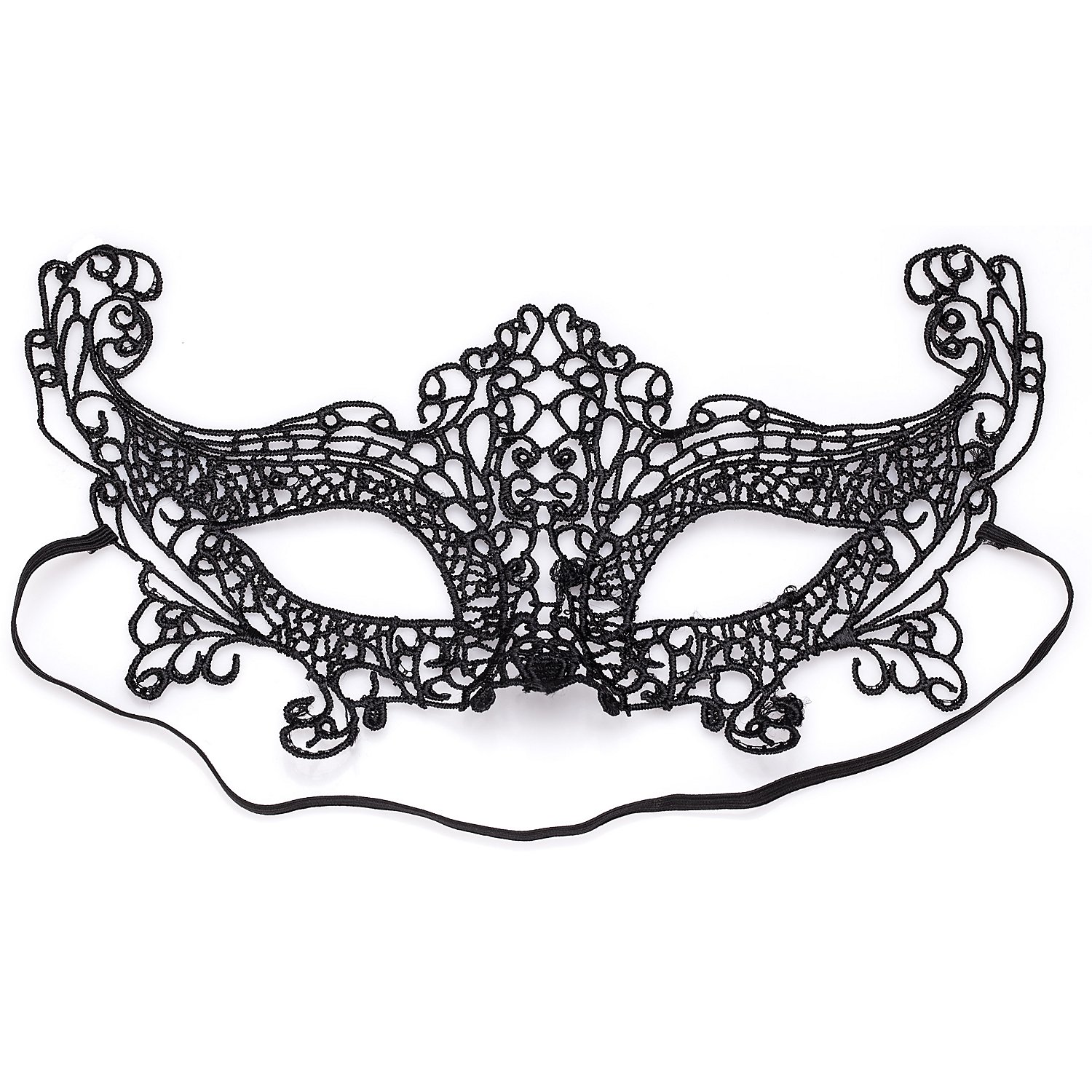 Maske Spitze, schwarz Image