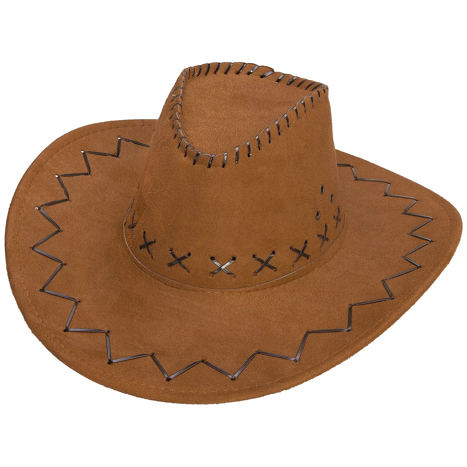 Cowboyhut Zacken, braun Image