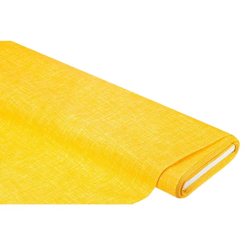 Beschichtetes Baumwollmischgewebe Meran Uni, gelb