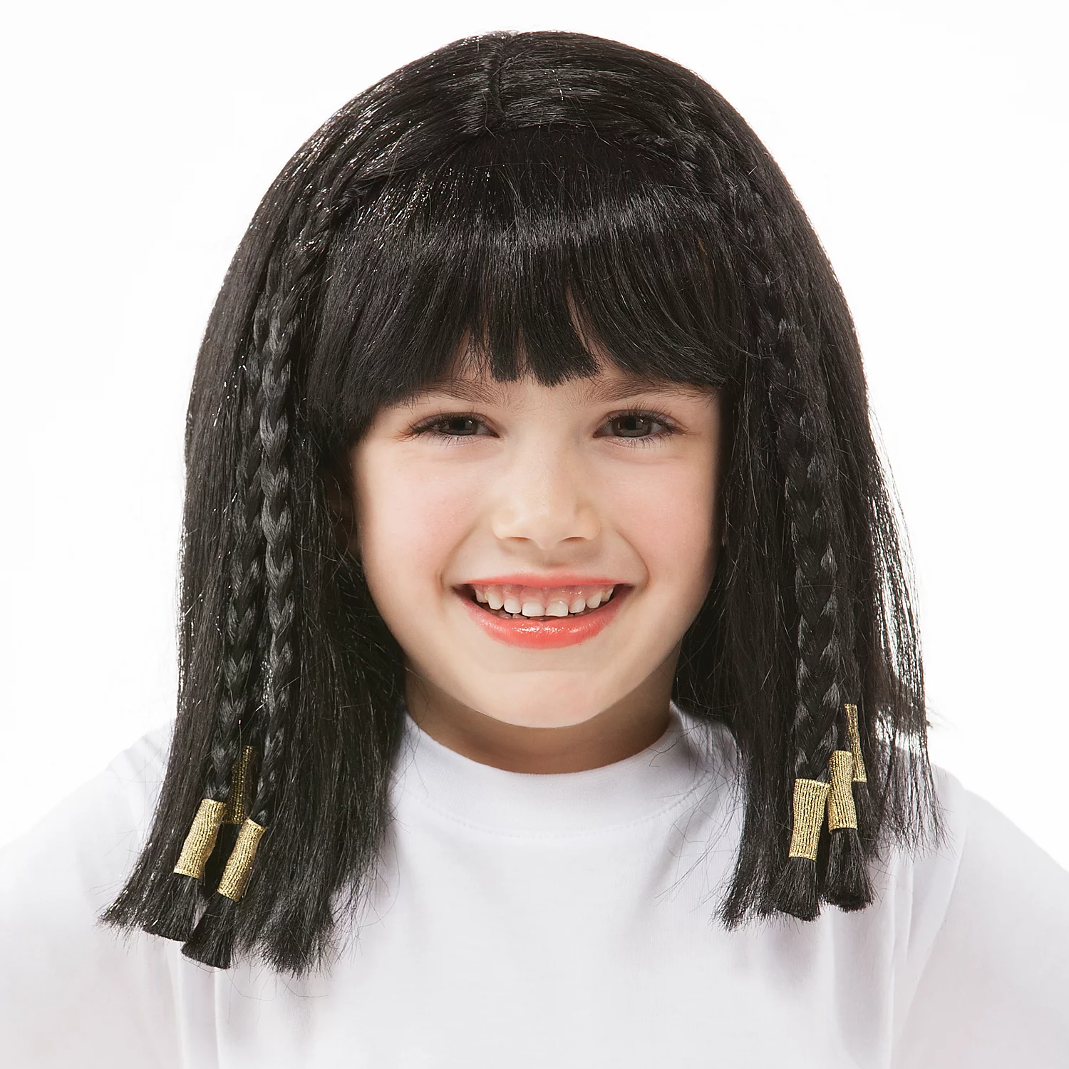 Kinder-Perücke Cleo, schwarz Image