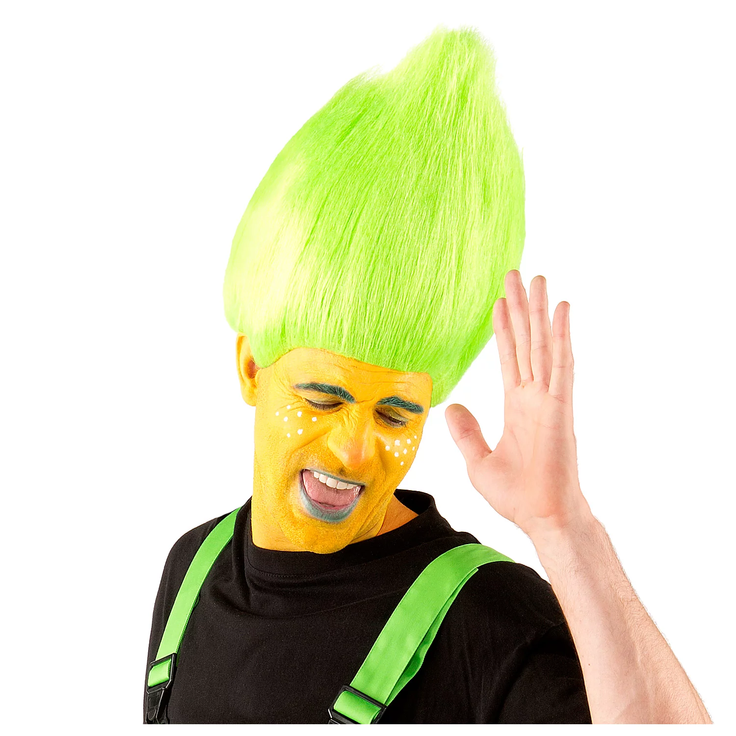 Perücke Fantasy, grün