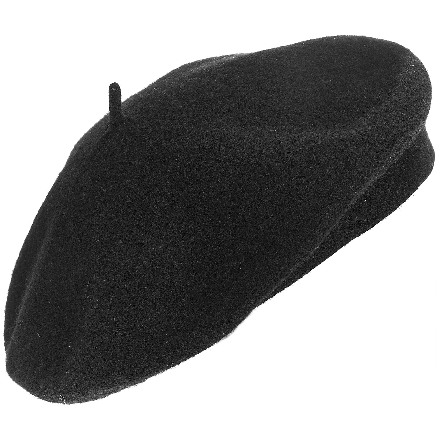 Kinder-Baskenmütze, schwarz Image