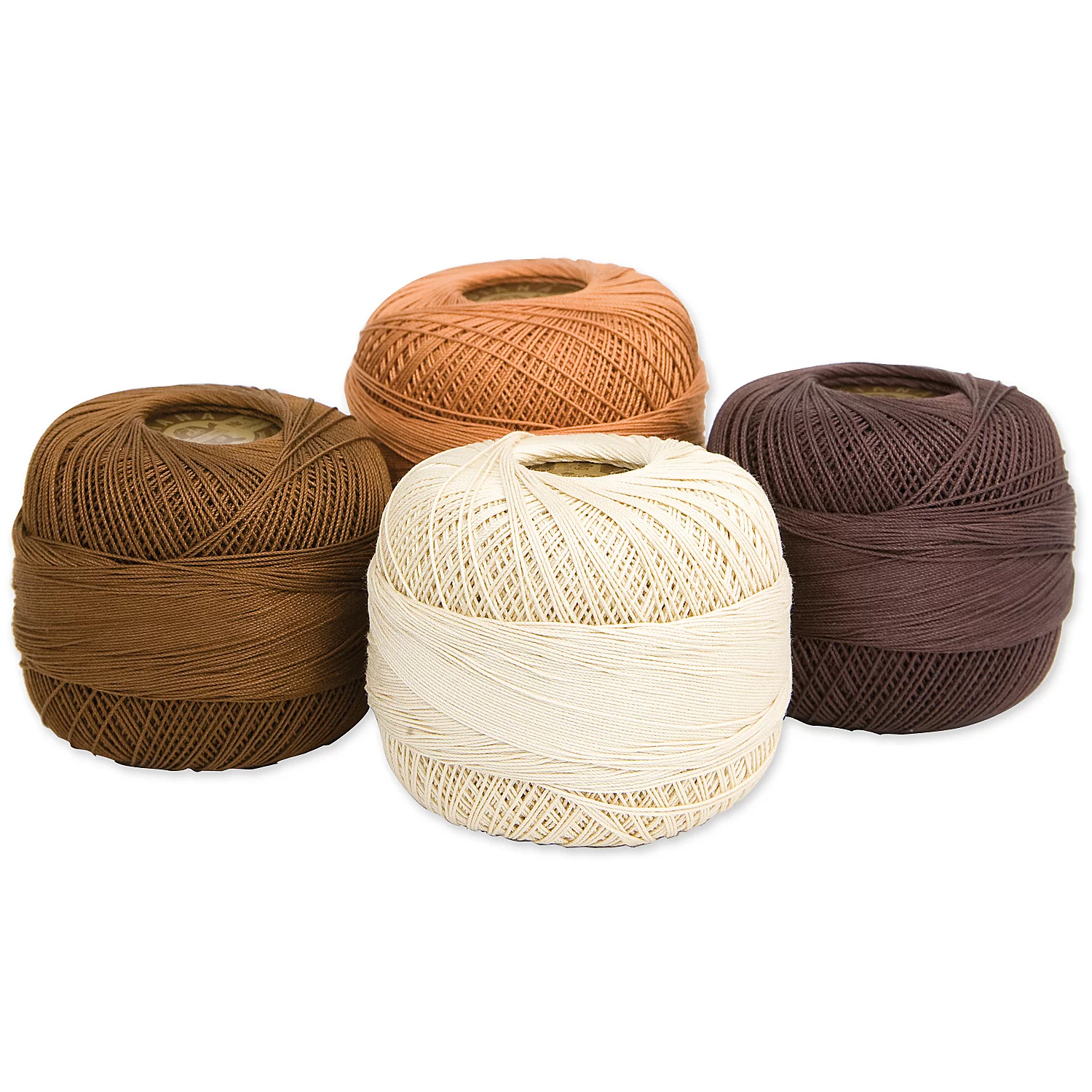 Woll Butt Häkelgarn Diana braun 200 g Sparpaket Image