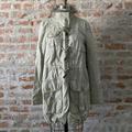 Free People Jackets & Coats | Free People Faux Fur Collar Army Green Jacket Sz S | Color: Green | Size: S