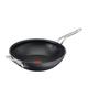 Tefal Jamie Oliver Cook’s Classics Wok Pan, 30cm, Non-Stick, Oven-Safe, Induction, Riveted Handle, Hard Anodised Aluminium, H9128844, Black