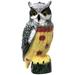 Loon Peak® Reanna Garden Owl Decoy Scarecrow Resin/Plastic in Brown | 16 H x 7.25 W x 7.5 D in | Wayfair B97AB0559D6546CFBC7A2C9E8B60A448