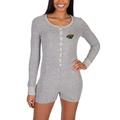 Women's Concepts Sport Gray Minnesota Wild Venture Sweater Romper