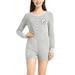 Women's Concepts Sport Heathered Gray Pittsburgh Steelers Venture Sweater Romper