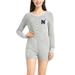 Women's Concepts Sport Gray Navy Midshipmen Venture Sweater Romper