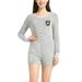 Women's Concepts Sport Gray Army Black Knights Venture Sweater Romper