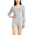 Women's Concepts Sport Heathered Gray Pittsburgh Steelers Venture Sweater Romper