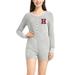 Women's Concepts Sport Gray Harvard Crimson Venture Sweater Romper