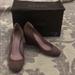 Gucci Shoes | Gucci Kid Scamosciato Heels Wedges- Old Mauve 39 | Color: Brown/Tan | Size: 9