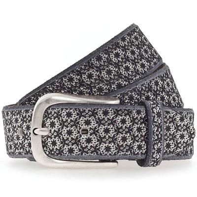b.belt Gürtel Leder 90 cm Schwarz Damen