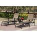 Three Posts™ Heathcote 3-Piece Patio Chaise Lounge Set w/ 21" Square End Table Metal | Wayfair 89E3881428F248FC9CEBDA6E86CECCE0