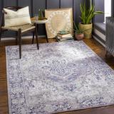 Edmonston 8'10" x 12' Traditional Updated Traditional Medallion Charcoal/Cream/Sage/Medium Gray Area Rug - Hauteloom