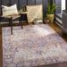 Perrelos 8'10" x 12' Traditional Updated Traditional Medallion Dark Blue/Denim/Cream/Brown/Light Olive/Dark Red/Olive/Navy Area Rug - Hauteloom