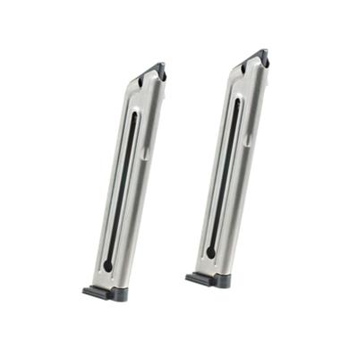 Ruger Mark III/Mark IV .22 Long Rifle 10 Rd Magazine 2 Pack Silver Finish 90645