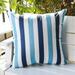 Breakwater Bay Arredondo Outdoor Throw Pillow Polyester/Polyfill/Acrylic in Blue | 20 H x 20 W x 5 D in | Wayfair 1278324CD3044581A12C7FB881885AC5