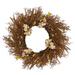 Northlight Seasonal 32" Fall Grass Autumn Harvest Artificial Wreath - Unlit in Brown | 3 H x 32 W x 32 D in | Wayfair NORTHLIGHT JY88072