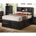 Brayden Studio® Leblanc Storage Platform Bed Wood in Black/Brown | 56 H x 78.5 W x 95.5 D in | Wayfair 2CF170DB4C974968AC34A3A667FF4402
