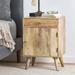 Foundry Select 1 - Drawer Nightstand in Light Wood in Brown | 26 H x 18 W x 14 D in | Wayfair C34BC8590AD649C3AFA79C5F09E09AF4