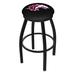 Holland Bar Stool NCAA Swivel 25" Counter Stool Upholstered/Metal in Black/Brown | 25 H x 18 W x 18 D in | Wayfair L8B2B25SouIll