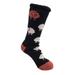 Women's Allover Sheep Thermal Socks by GaaHuu in Black (Size OS (6-10.5))