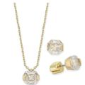 Kate Spade New York Jewelry | Kate Spade New York Princess Cut Necklace Earrings | Color: Gold | Size: Os