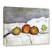 ArtWall Fruit On A Cloth Gallery Wrapped Canvas Metal in Red/White | 24 H x 32 W x 2 D in | Wayfair 1cez002a2432w