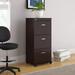 Ebern Designs Bayswater Commercial 3 Drawer Vertical Filing Cabinet Wood in Brown | 40.16 H x 18.66 W x 15.75 D in | Wayfair EBDG2242 42581946