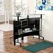 Latitude Run® Northampton Bar Set Glass/Metal in Black/Brown/Gray | 44 H x 29.5 D in | Wayfair LATT4888 38105702