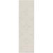 White 27 x 0.375 in Area Rug - Charlton Home® Dutchess Geometric Handmade Wool Ivory Area Rug Wool | 27 W x 0.375 D in | Wayfair