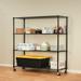 Alera® 72" H x 48" W x 18" D Shelving Unit Wire/Metal/Steel in Black | 72 H x 48 W x 18 D in | Wayfair ALESW604818BL