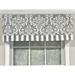 Rosdorf Park Damore 50"W Damask Window Valance Polyester/Linen/Cotton Blend in Gray | 17 H x 0 W in | Wayfair 1FCDCB150AAE482695907847D84DFD9B