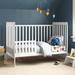 Harriet Bee Cullifer 3-in-1 Convertible Crib Wood in White | 40 H x 31 W in | Wayfair B1D5A169449B4E5D9C33CFBB332160C7