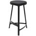 Nuevo Hyku Bar & Counter Stool Upholstered/Metal in Black | 30 H x 17.75 W x 17.75 D in | Wayfair HGEM536