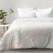 Everly Quinn Blush Marble Comforter Set Polyester/Polyfill/Microfiber in Pink/White/Yellow | Twin XL Comforter + 1 Sham | Wayfair