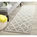 White 27 x 0.39 in Area Rug - Lark Manor™ Ammundsen Geometric Dark Grey/Beige Area Rug, Polypropylene | 27 W x 0.39 D in | Wayfair