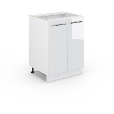 Küchenschränke Fame-Line, Weiß Hochglanz, 60 cm ohne Arbeitsplatte, Vicco Image