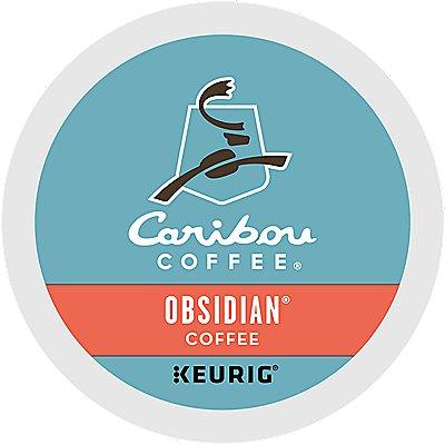 96 Ct Caribou Coffee Obsidian Coffee 96-Count (4 Boxes Of 24) K-Cup® Pods. Coffee - Kosher Single Serve Pods