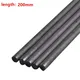 Tiges de carbone 200mm 99.99% 3-18mm 5 pièces/lot barre de 2 4 électrode de 2 4 à intervalles