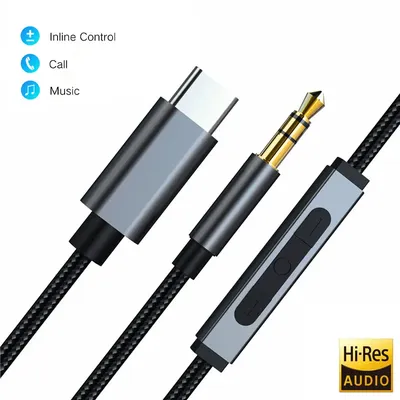 Realtek ALC4050 – câble Audio type-c vers Jack mâle DAC AUX HiFi 3.5mm pour SAMSUNG xiaomi HUAWEI